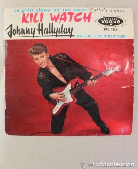 Discos de vinilo: DISCO JOHNNY HALLYDAY - KILI WATCH
