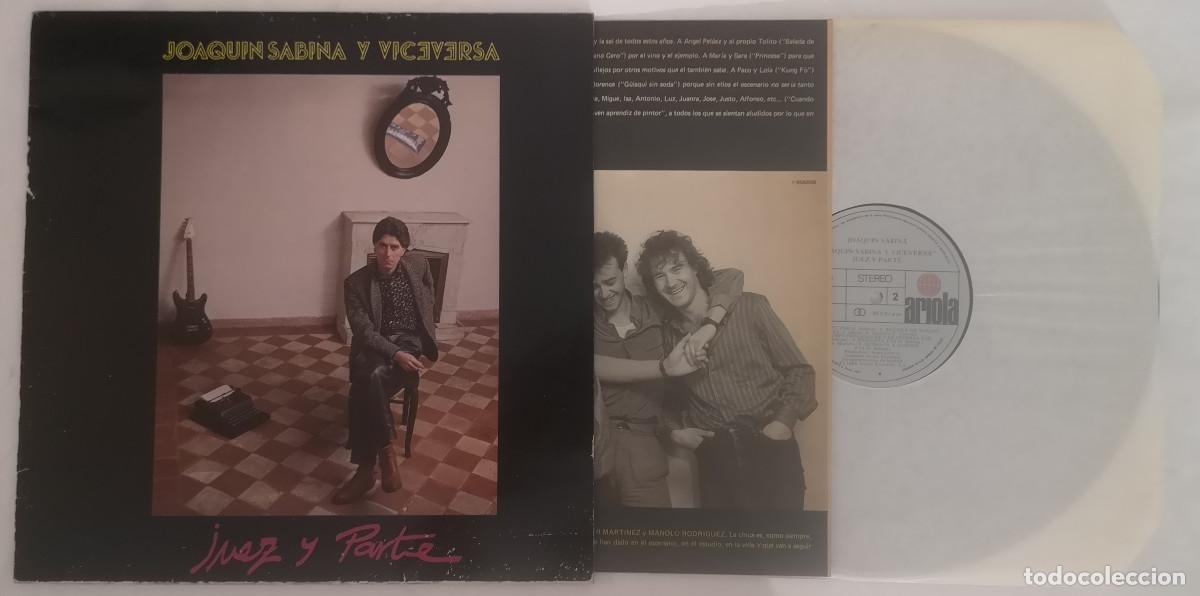 Discos de vinilo: DISCO VINILO JOAQU&Iacute;N SABINA Y VICEVERSA JUEZ Y PARTE LP 1985