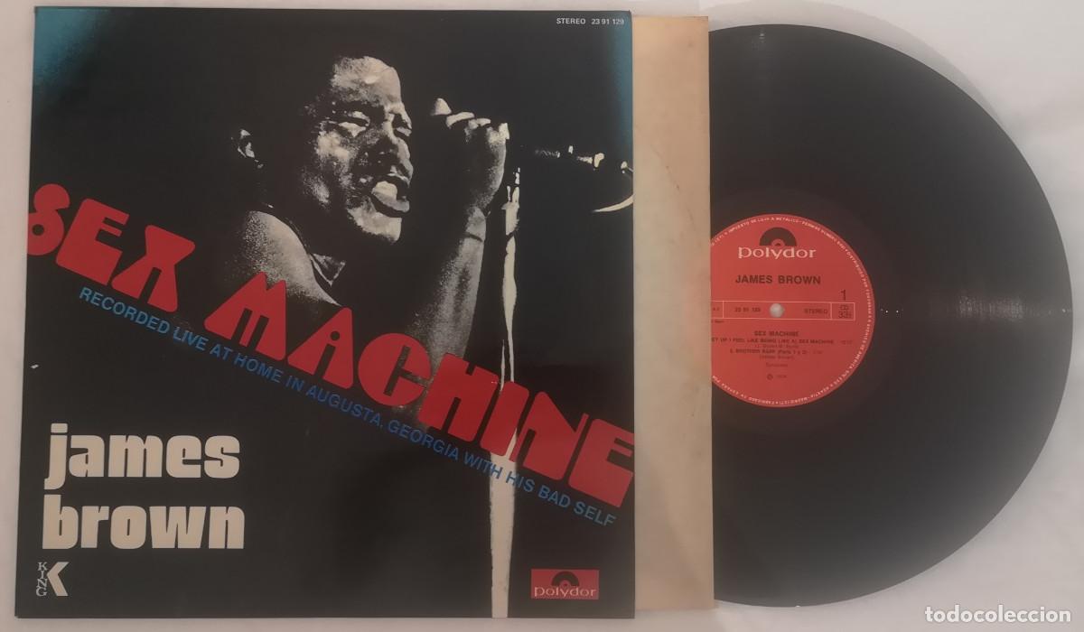 Discos de vinilo: DISCO VINILO JAMES BROWN SEX MACHINE MAXI SINGLE 1984 &iexcl;DISCO IMPECABLE!