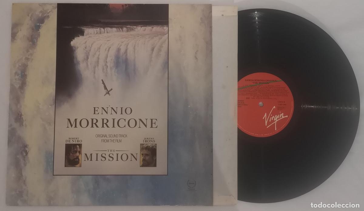 Discos de vinilo: DISCO VINILO BANDA SONORA THE MISSION MORRICONE LP 1986 &iexcl;IMPECABLE!