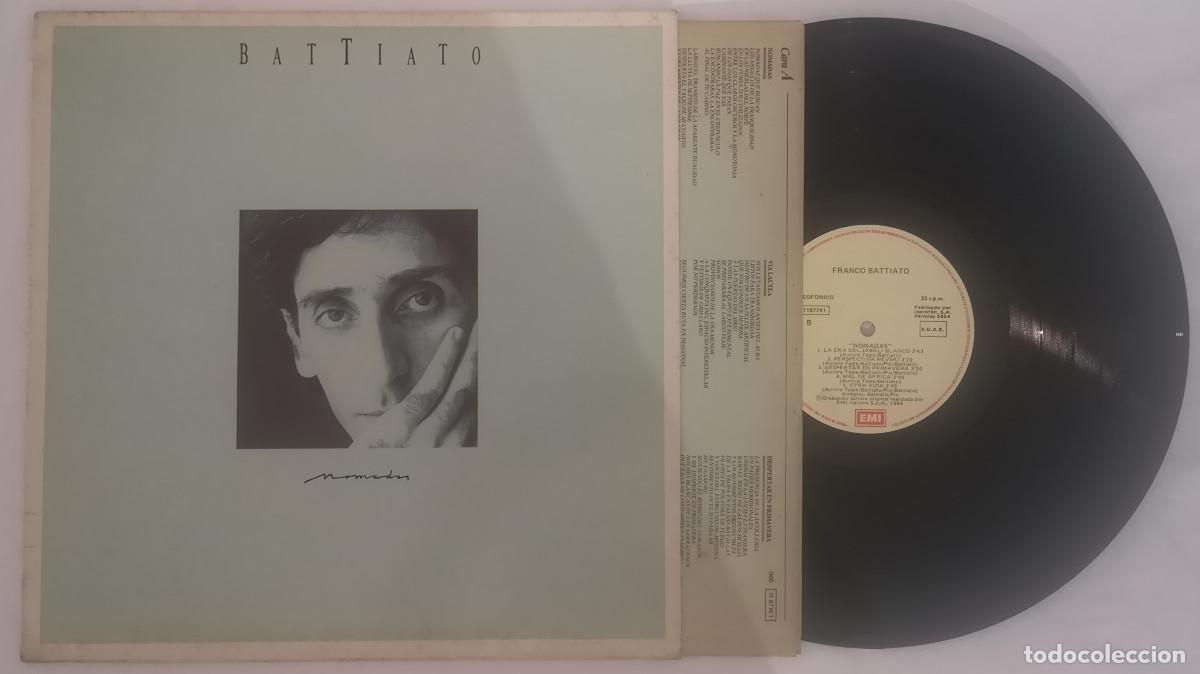 Discos de vinilo: DISCO VINILO BATTIATO N&Oacute;MADAS LP 1987