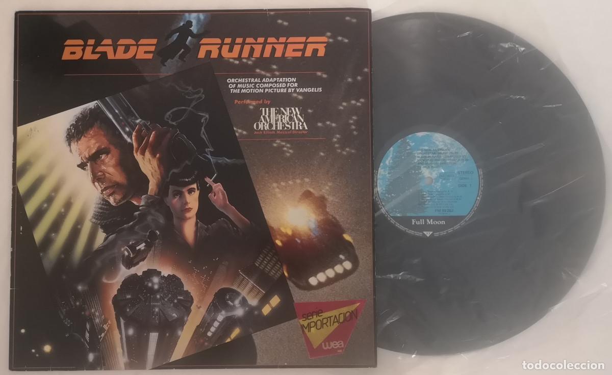 Discos de vinilo: DISCO VINILO BANDA SONORA BLADE RUNNER LP 1982 &iexcl;DISCO IMPECABLE!