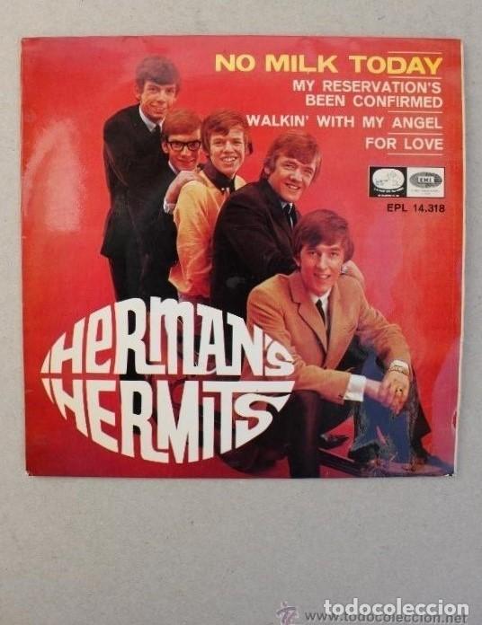 Discos de vinilo: DISCO HERMAN&acute;S HERMITS NO MILK TODAY - Foto 1