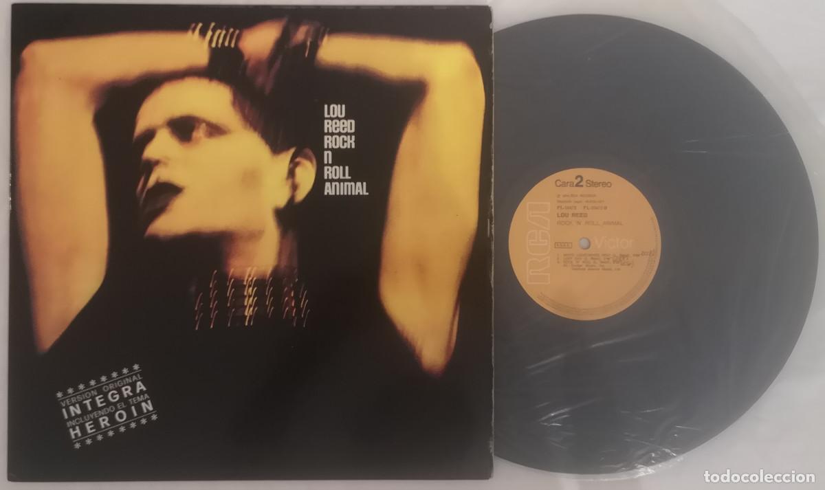 Discos de vinilo: DISCO VINILO LOU REED ROCK N ROLL ANIMAL LP 1977
