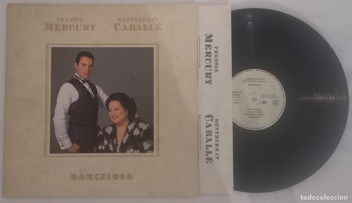 Discos de vinilo: DISCO VINILO FREDDIE MERCURY / MONTSERRAT CABALL&Eacute; BARCELONA LP 1988