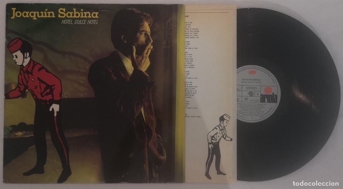 Discos de vinilo: DISCO VINILO JOAQU&Iacute;N SABINA HOTEL, DULCE HOTEL LP 1987
