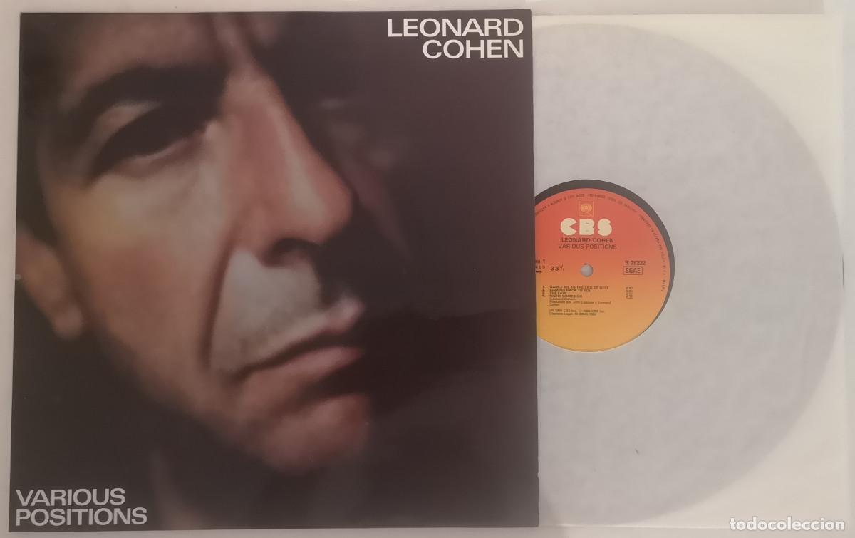 Discos de vinilo: DISCO VINILO LEONARD COHEN VARIOUS POSITIONS LP 1985