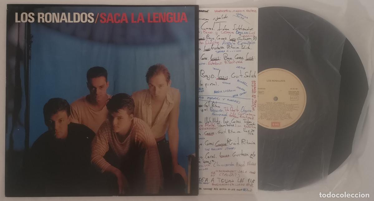 Discos de vinilo: DISCO VINILO LOS RONALDOS SACA LA LENGUA LP 1988