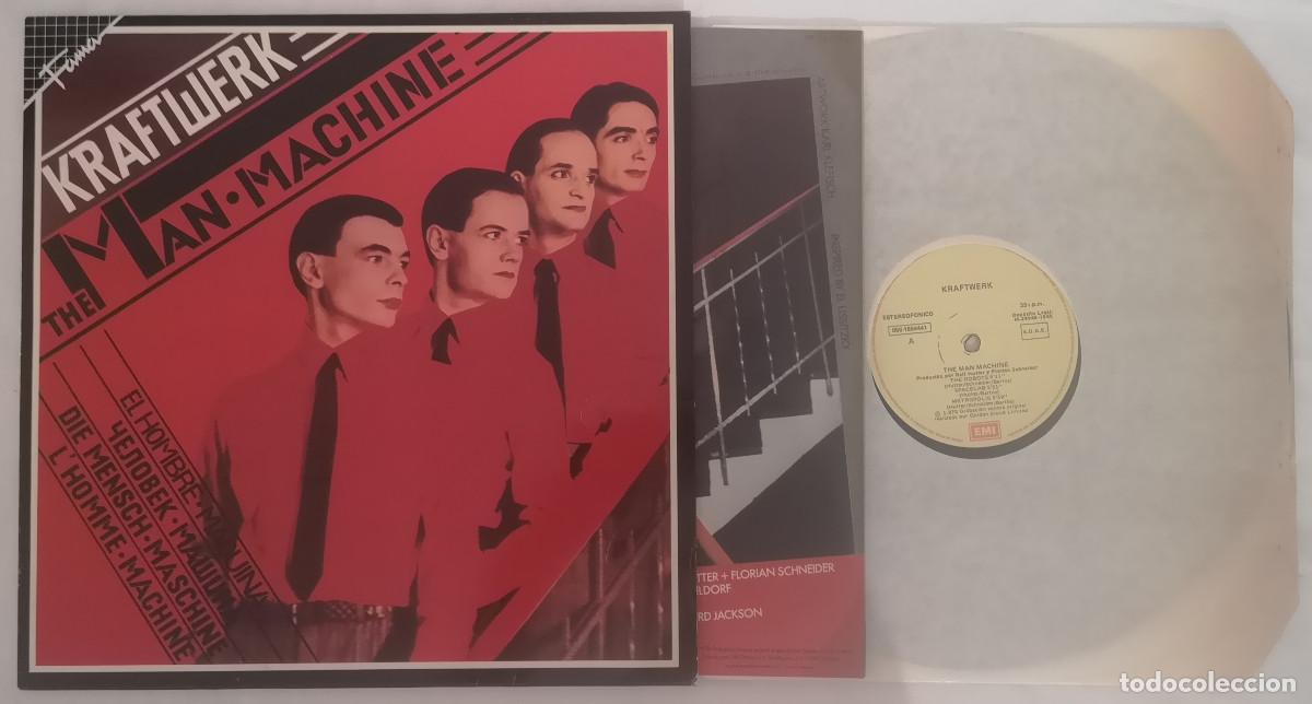 Discos de vinilo: DISCO VINILO KRAFTWERK THE MAN MACHINE LP 1985 &iexcl;PERFECTO ESTADO!