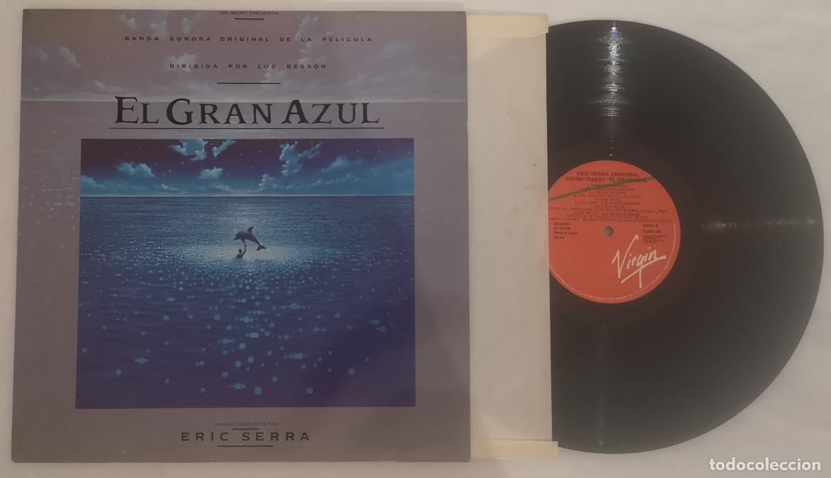 Discos de vinilo: DISCO VINILO BANDA SONORA EL GRAN AZUL ERIC SERRA LP 1988