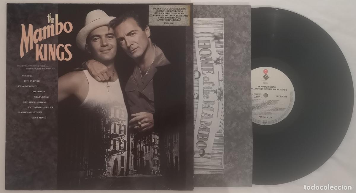 Discos de vinilo: DISCO VINILO BANDA SONORA THE MAMBO KINGS LP 1992 &iexcl;DISCO IMPECABLE!