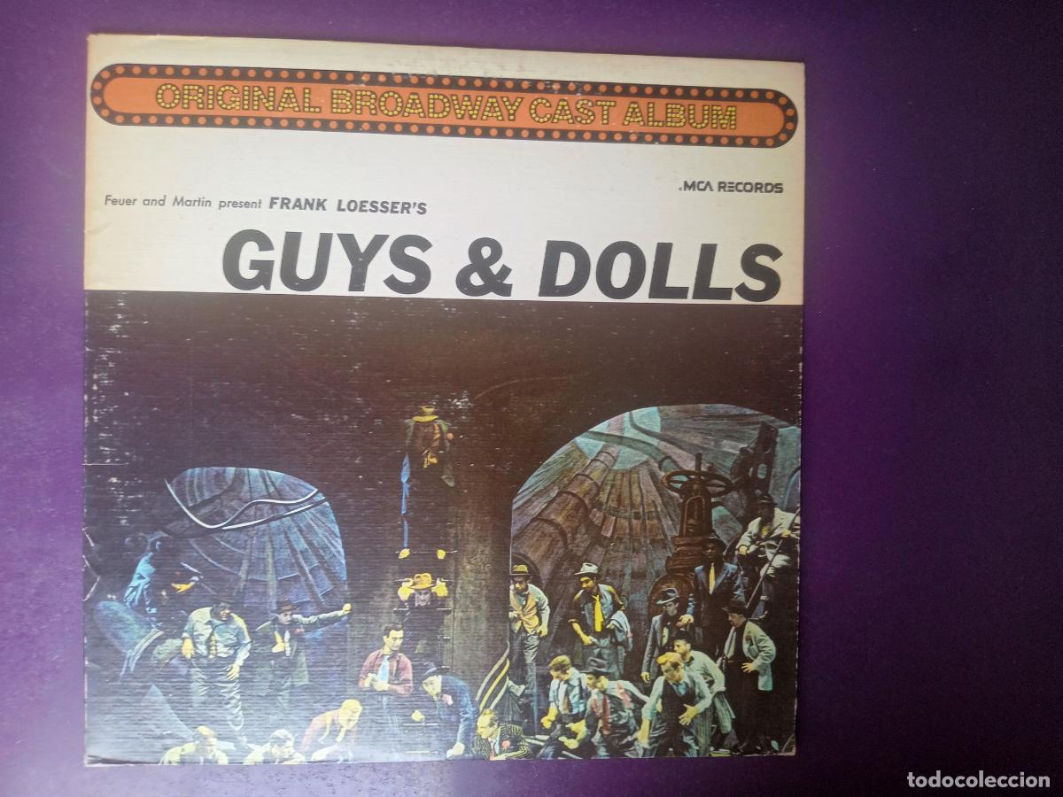 Discos de vinilo: Frank Loesser &ndash; Guys & Dolls - LP MCA 197? - MUSICAL BROADWAY, BSO CINE - SIN APENAS USO