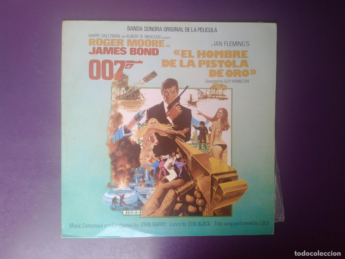 Discos de vinilo: John Barry &ndash; James Bond 007 - El Hombre De La Pistola De Oro - LP UA 1974 - BSO CINE -