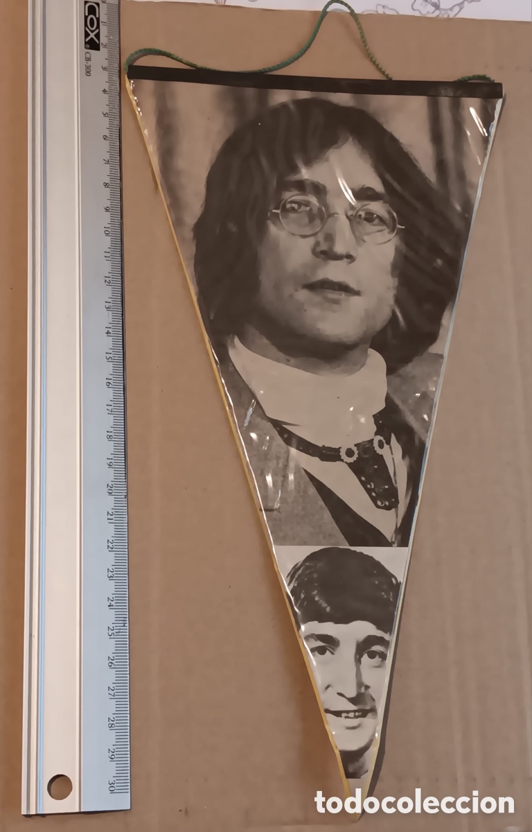 Discos de vinilo: BANDERIN THE BEATLES JOHN LENNON ORIGINAL EPOCA