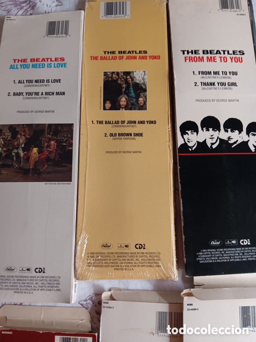 Discos de vinilo: LOTE THE BEATLES CD SINGLE - Foto 4