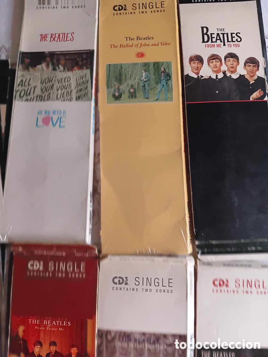 Discos de vinilo: LOTE THE BEATLES CD SINGLE - Foto 10