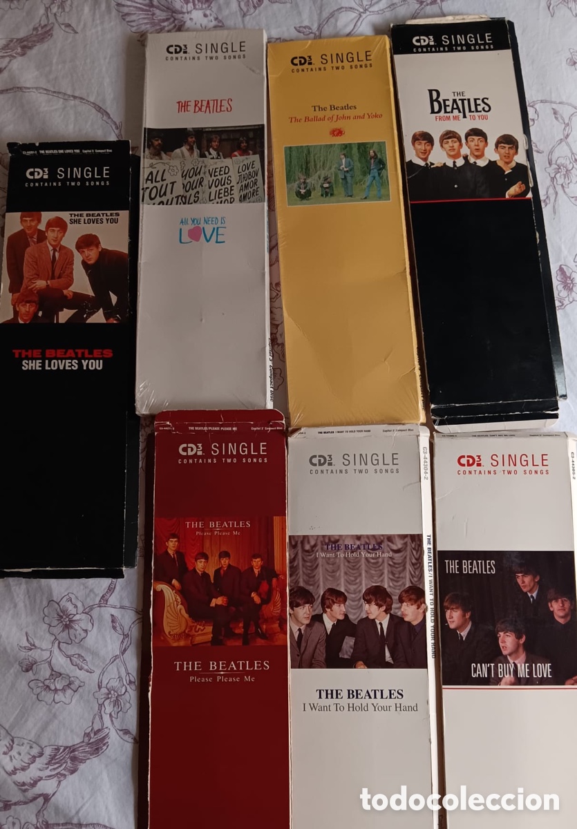 Discos de vinilo: LOTE THE BEATLES CD SINGLE