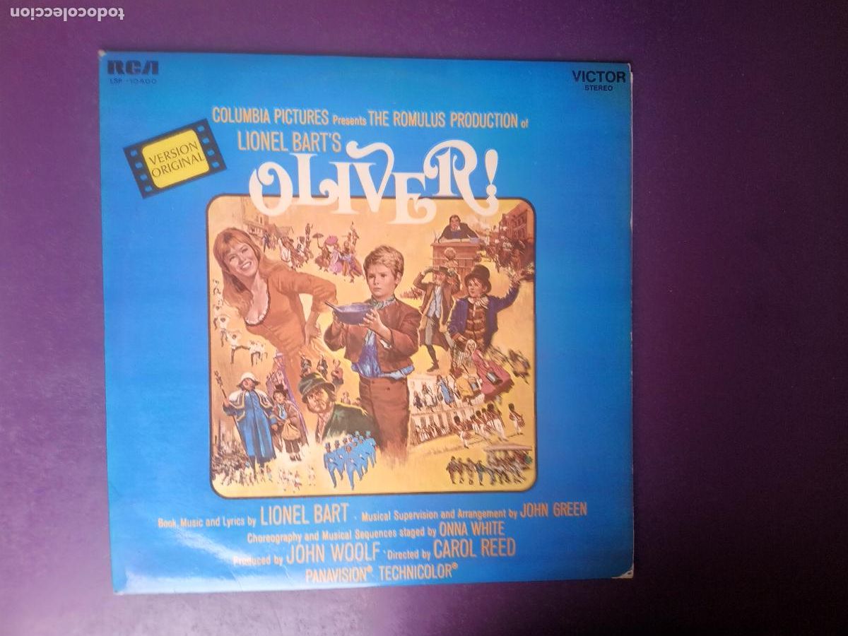 Discos de vinilo: Lionel Bart &ndash; Oliver - LP RCA 1969 - CINE BSO -