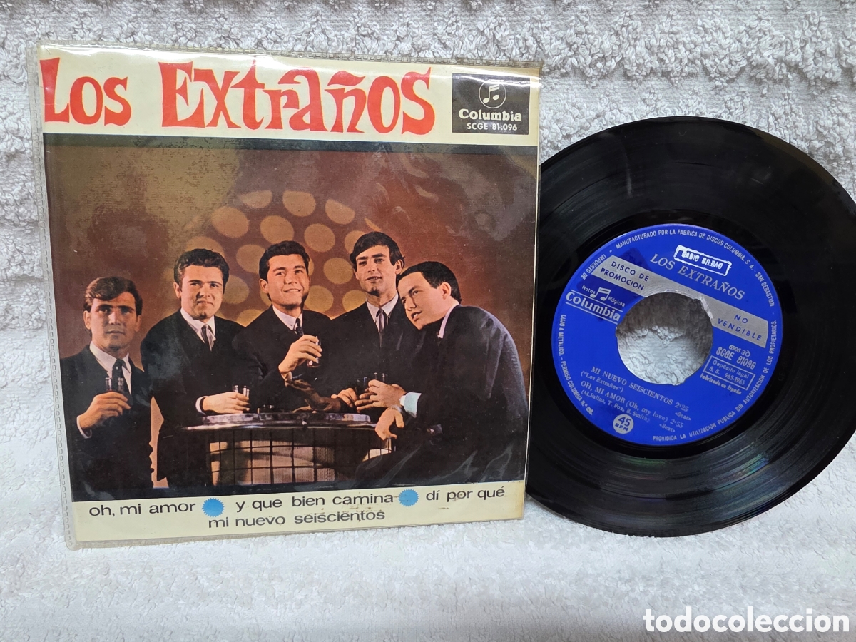 Discos de vinilo: Los Extra&ntilde;os&nbsp;&ndash;&nbsp;Oh Mi Amor PROMOCIONAL