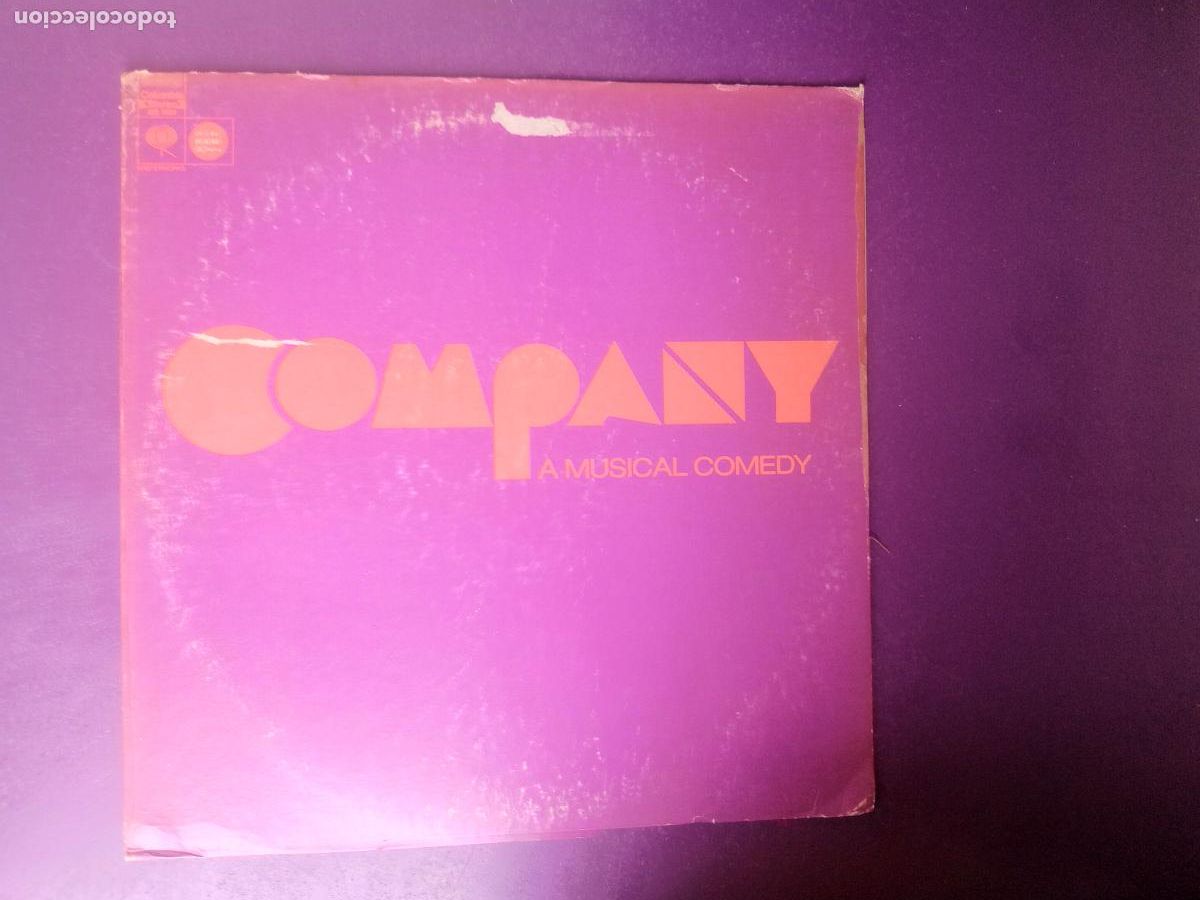 Discos de vinilo: Original Broadway Cast &lrm;&ndash; Company (A Musical Comedy)- LP columbia masterworks 198? - CINE BSO -