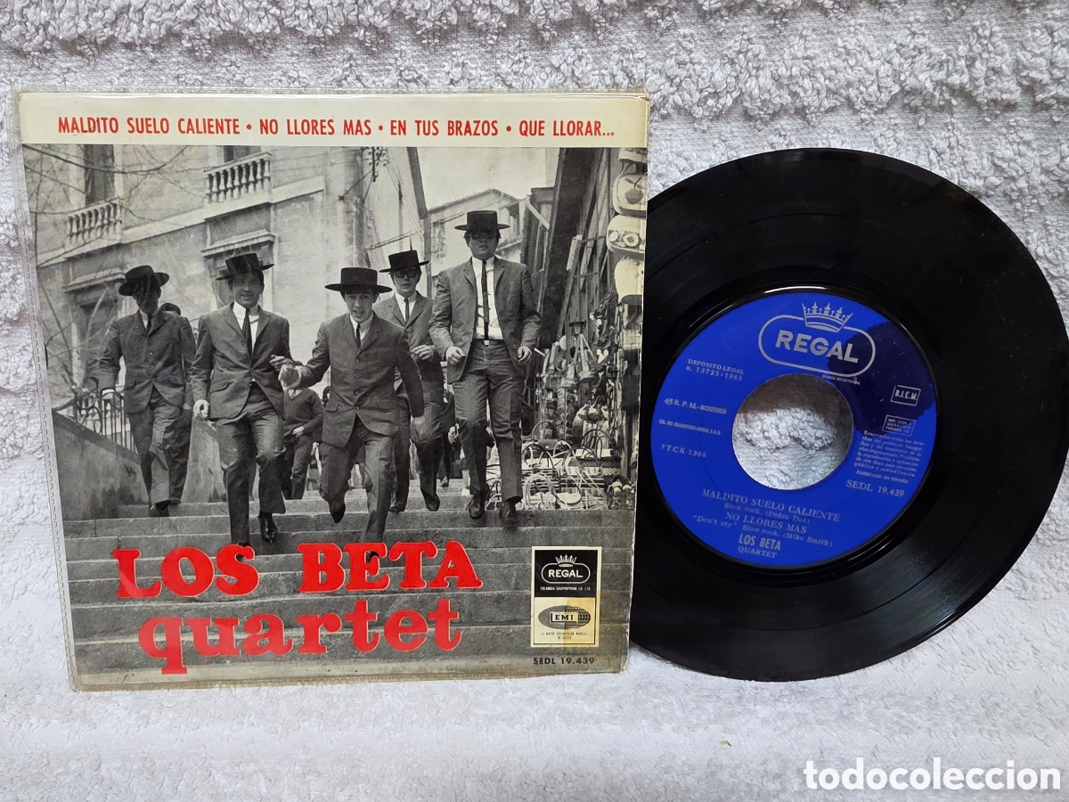 Discos de vinilo: Los Beta Quartet&nbsp;&ndash;&nbsp;Maldito Suelo Caliente Ep 1965