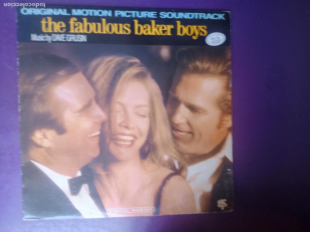 Discos de vinilo: Dave Grusin &ndash; The Fabulous Baker Boys - LP GRP 1990 - CINE BSO - MICHELLE PFEIFFER, JAZZ