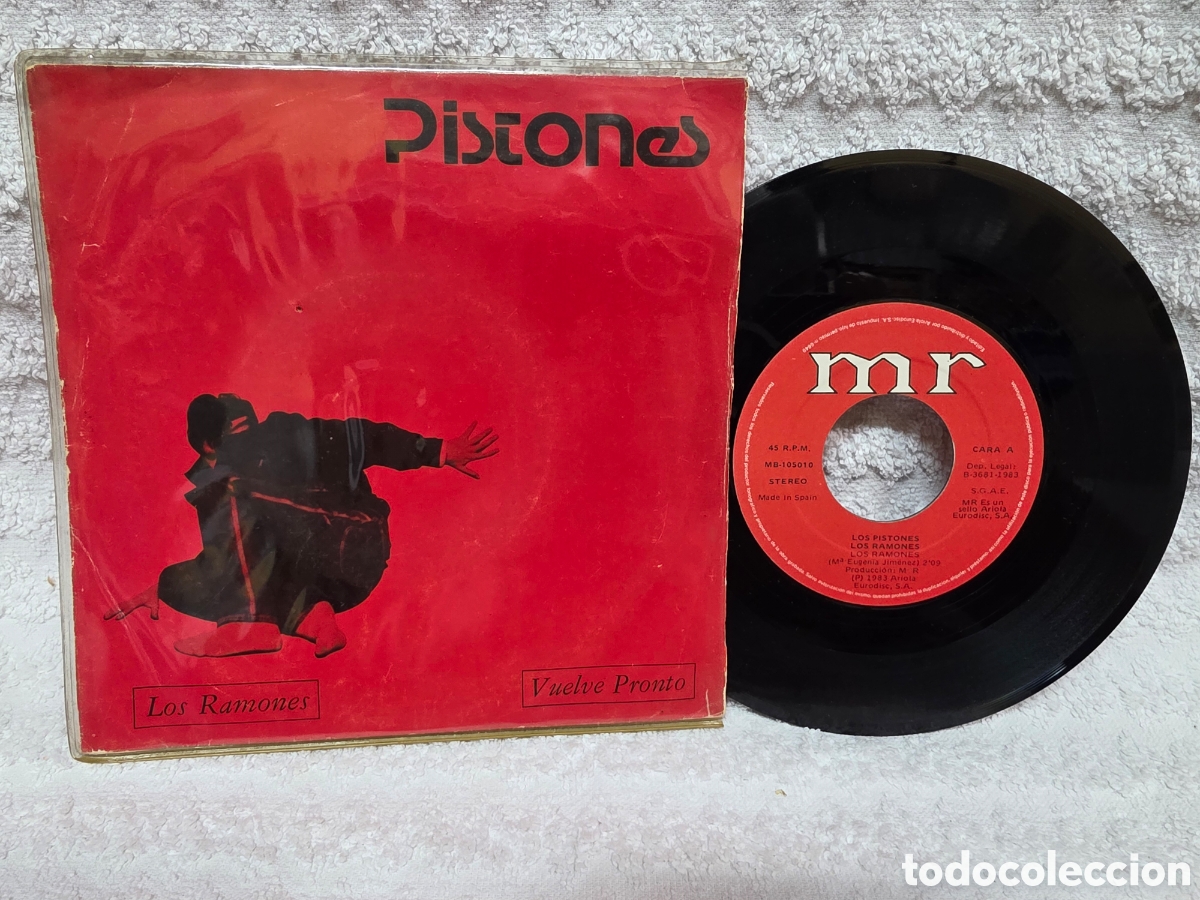 Discos de vinilo: Pistones&nbsp;&ndash;&nbsp;Los Ramones / Vuelve Pronto Nuevo a estrenar 1983