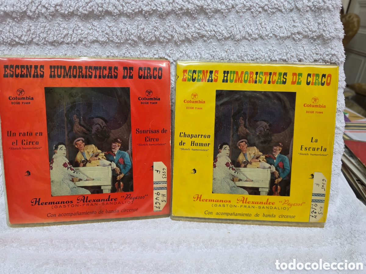 Discos de vinilo: HERMANOS ALEXANDRE /ESCENAS HUMOR&Iacute;STICAS DE CIRCO