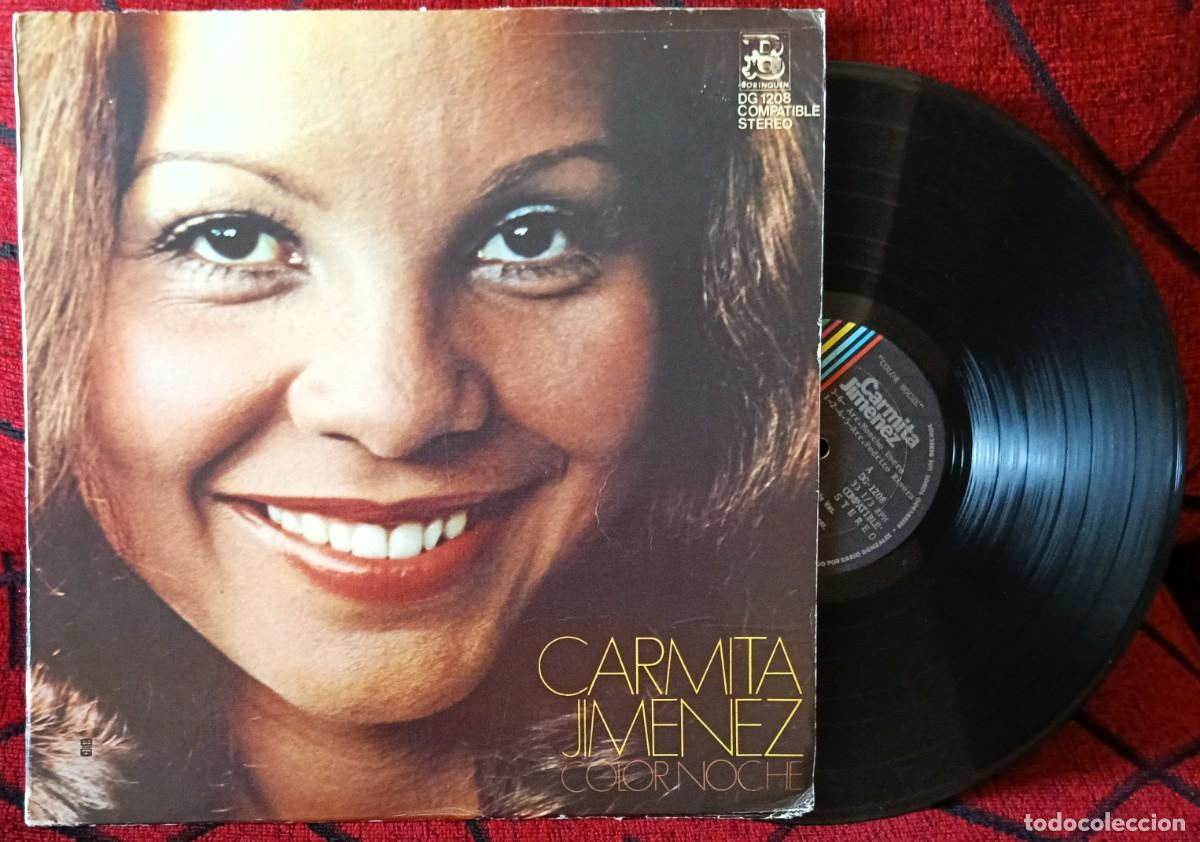 Discos de vinilo: CARMITA JIMENEZ ** COLOR NOCHE ** VINILO LP PUERTO RICO (SIMILAR A SOPHY)