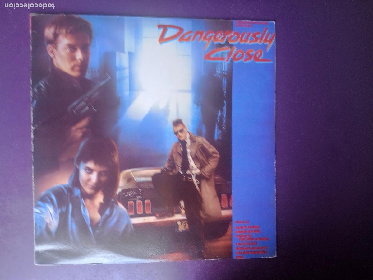 Discos de vinilo: Dangerously Close - LOS CENTINELAS - LP ENIGMA 1986 - CINE BSO - LORDS NEW CHURCH, GREEN ON RED, ETC