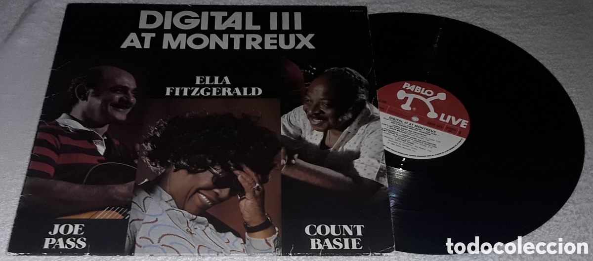 Discos de vinilo: LP- ELLA FITZGERALD, COUNT BASIE and JOE PASS - DIGITAL III AT MONTREUX - MADE IN GERMANY