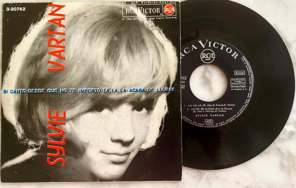 Discos de vinilo: SYLVIE VARTAN. SI CANTO + 3 TEMAS. EP ORIGINAL ESPA&Ntilde;A 1964