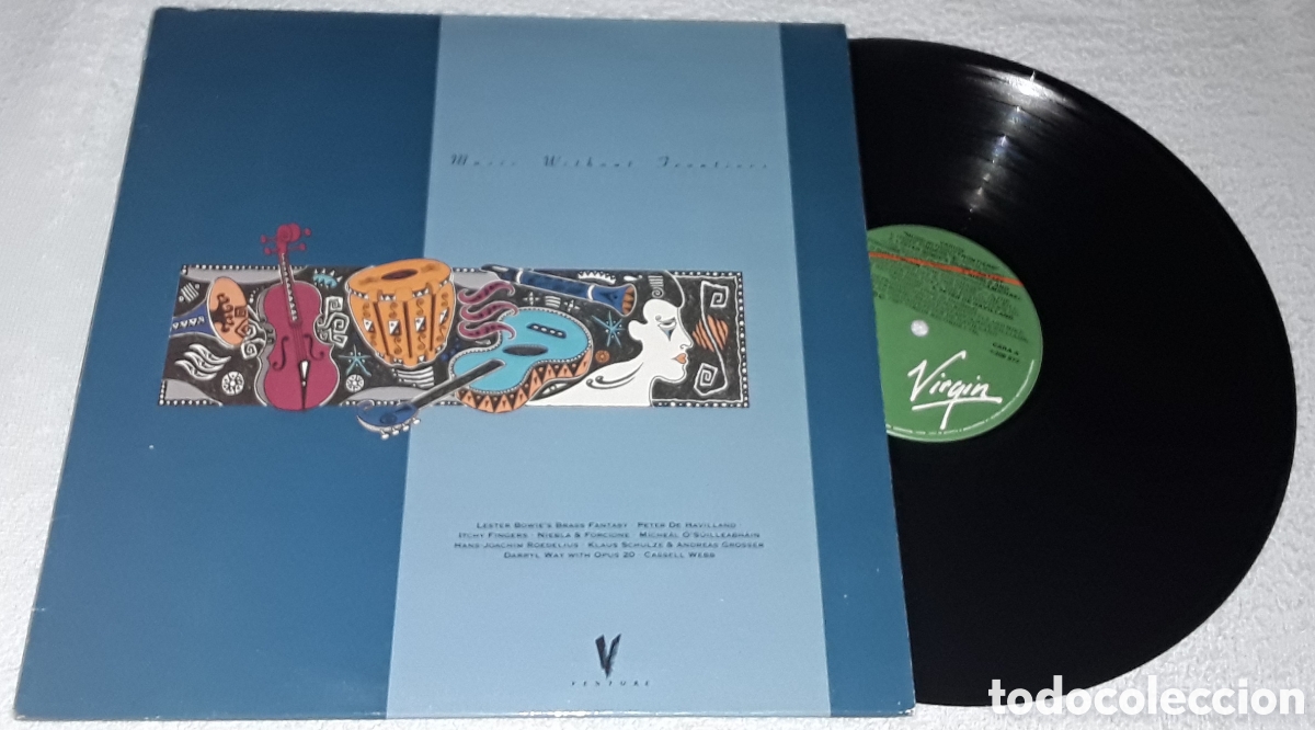 Discos de vinilo: LP- MUSIC WITHOUT FRONTIERS - ITCHY FINGERS, CASSELL WEBB, PETER DE HAVILLAND, NIEBLA & FORCINE