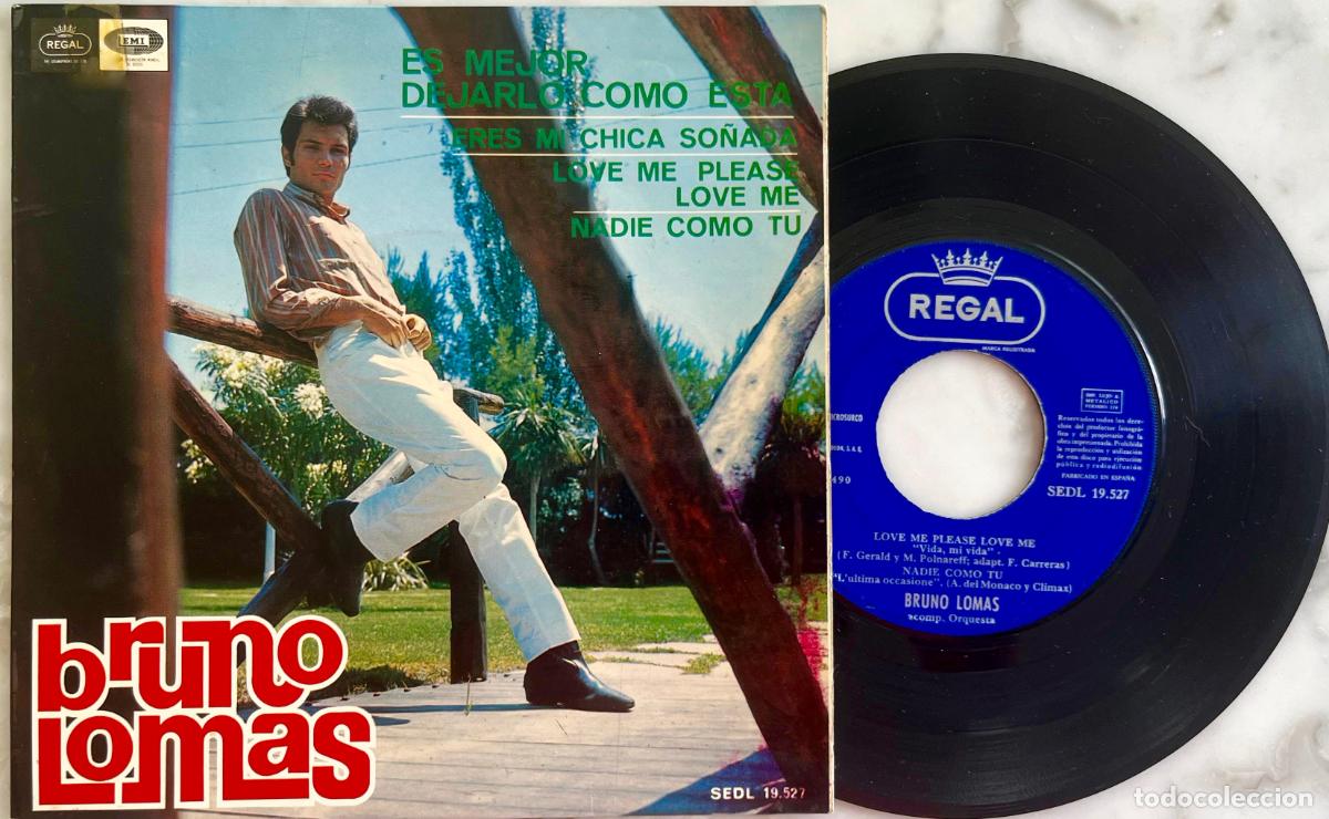 Discos de vinilo: BRUNO LOMAS. ES MEJOR DEJARLO COMO ESTA + 3 TEMAS. EP ORIGINAL ESPA&Ntilde;A 1966