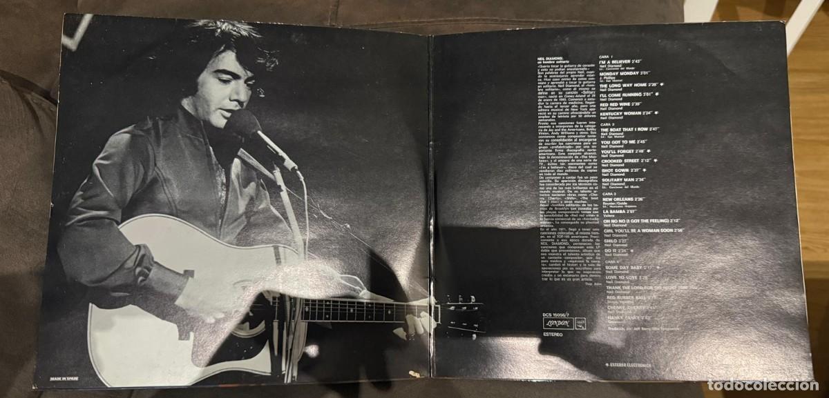 Discos de vinilo: Neil Diamond &ndash; &Eacute;xitos. Disco vinilo. Edic. Spain. 1974 - Foto 3