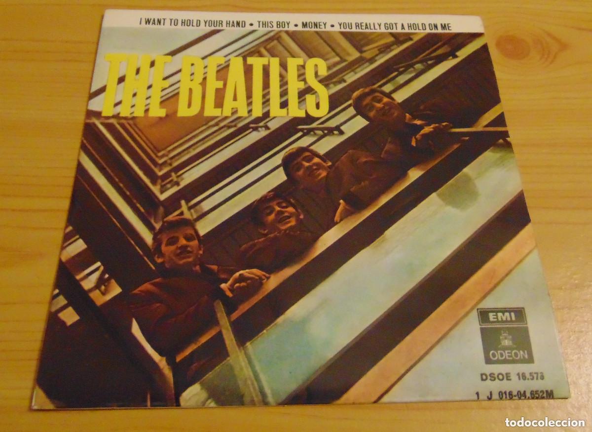 Discos de vinilo: The Beatles &ndash; I Want To Hold Your Hand + 3 - J 016-04652 / DSOE 16576 -