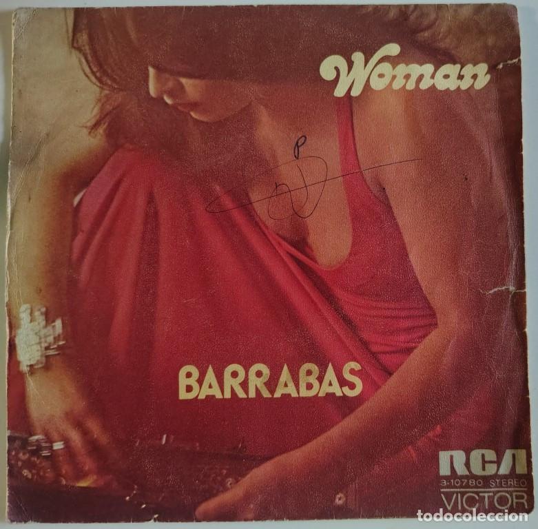 Discos de vinilo: Barrab&aacute;s. Woman/ Cheer up. RCA-Victor, Spain 1972 single