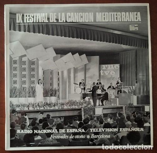 Discos de vinilo: IX Festival de la Canci&oacute;n Mediterr&aacute;nea &ndash; Temas e int&eacute;rpretes en fotos &ndash; RNE PROMO &ndash; 1967