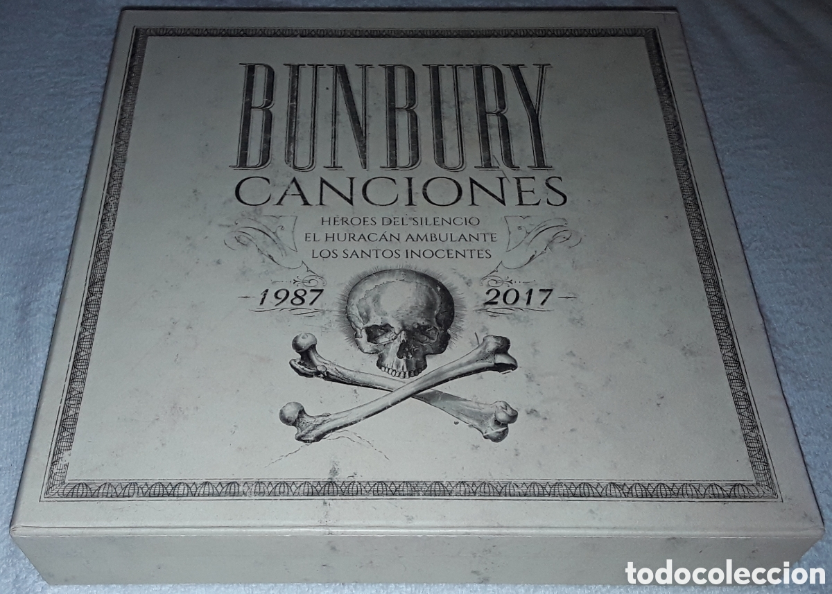 Discos de vinilo: BOX SET, LIBRO + 4 CD + 4 VINILOS DOBLES - BUNBURY - CANCIONES - 1987 - 2017 - HEROES DEL SILENCIO