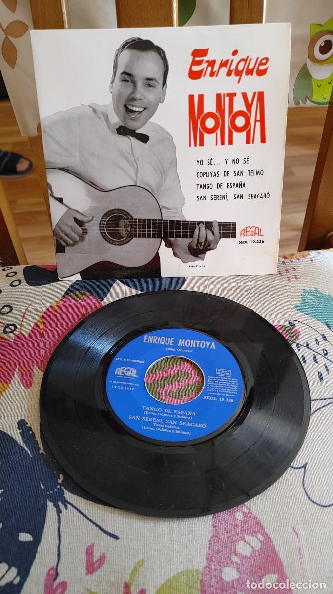 Discos de vinilo: ENRIQUE MONTOYA-EP YO SE Y NO SE +3