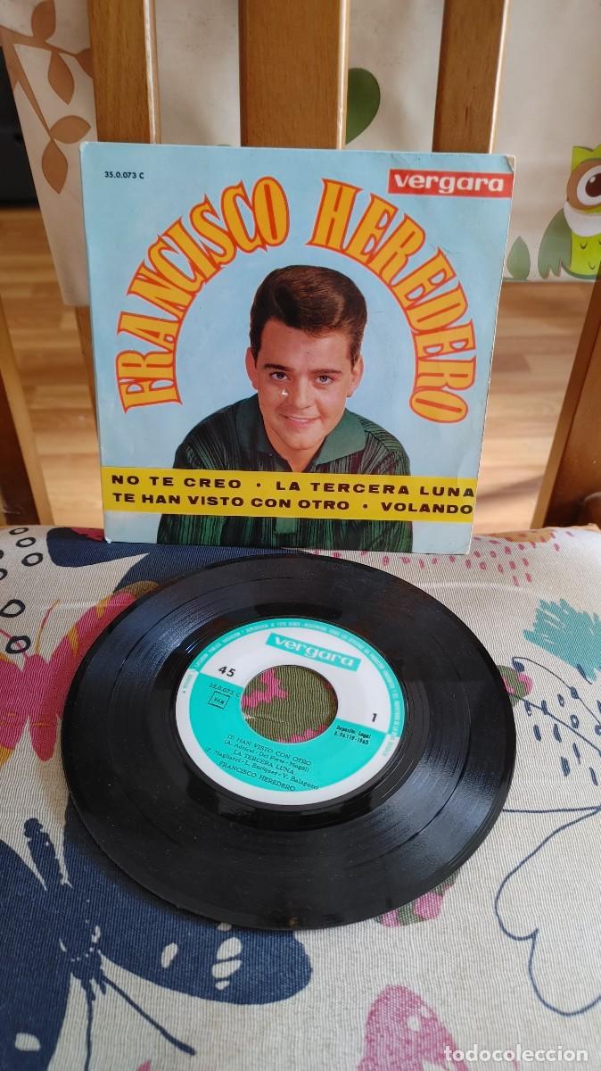 Discos de vinilo: FRANCISCO HEREDERO-EP NO TE CREO +3