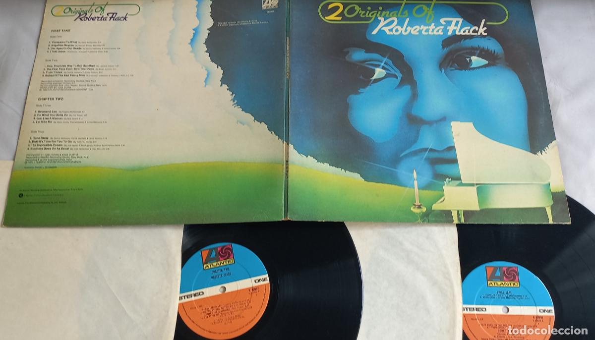 Discos de vinilo: Roberta Flack. 2 Originals Of Roberta Flack. 1975 uk 2 x Vinilo, LP, Atlantic &ndash; K 60062 Gatefold