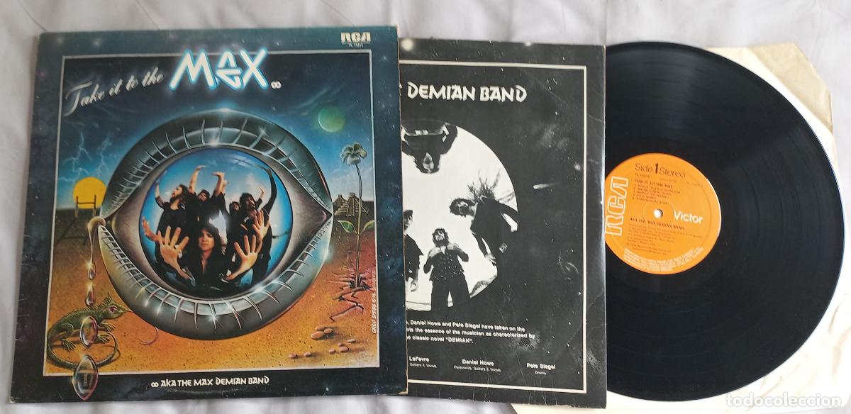 Discos de vinilo: Aka The Max Demian Band &ndash; Take It To The Max. UK 1979. RCA Victor &ndash; PL 13273. LP Vinilo
