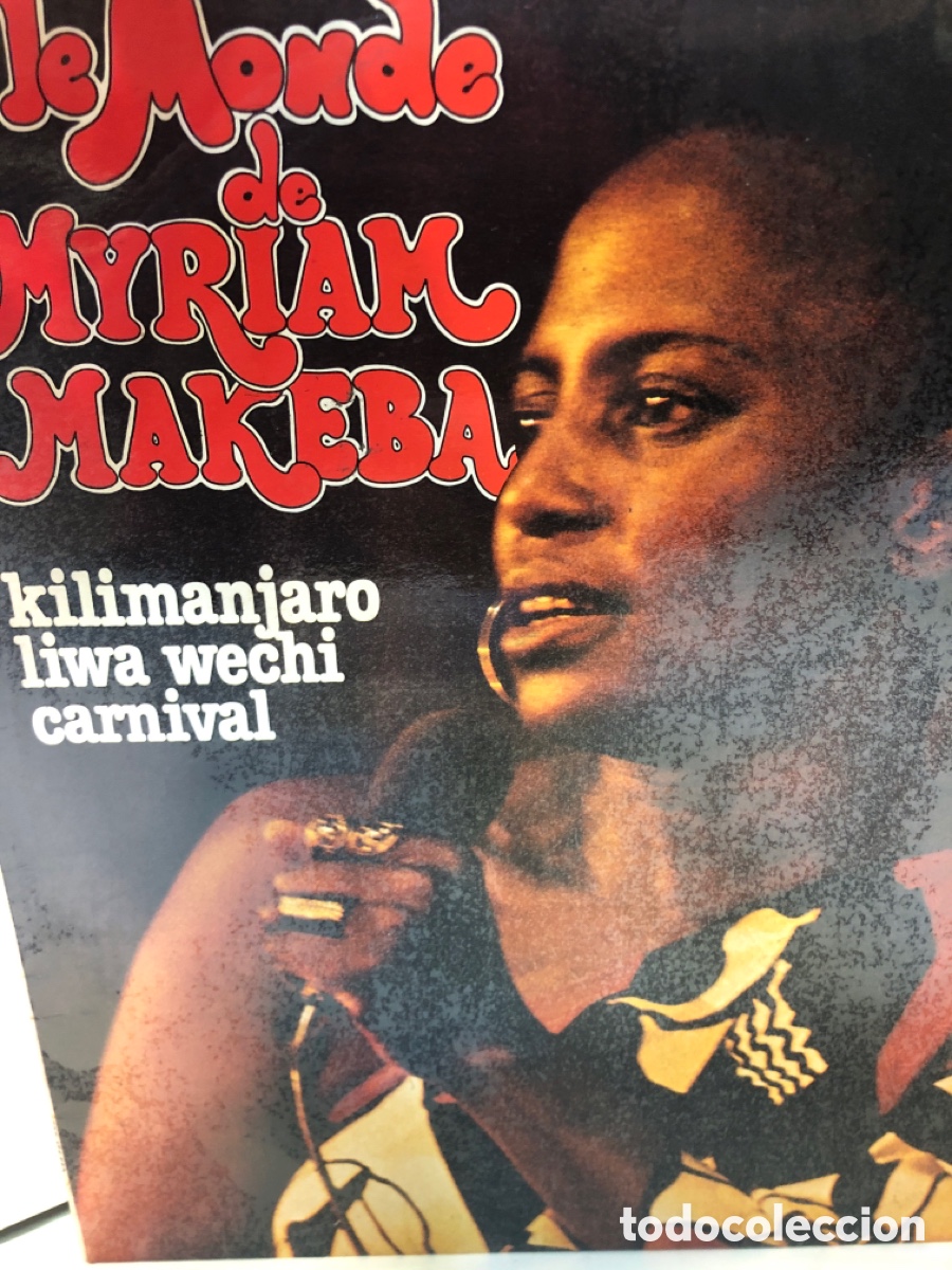 Disques de vinyle: LP Le Monde de Miriam Makeba