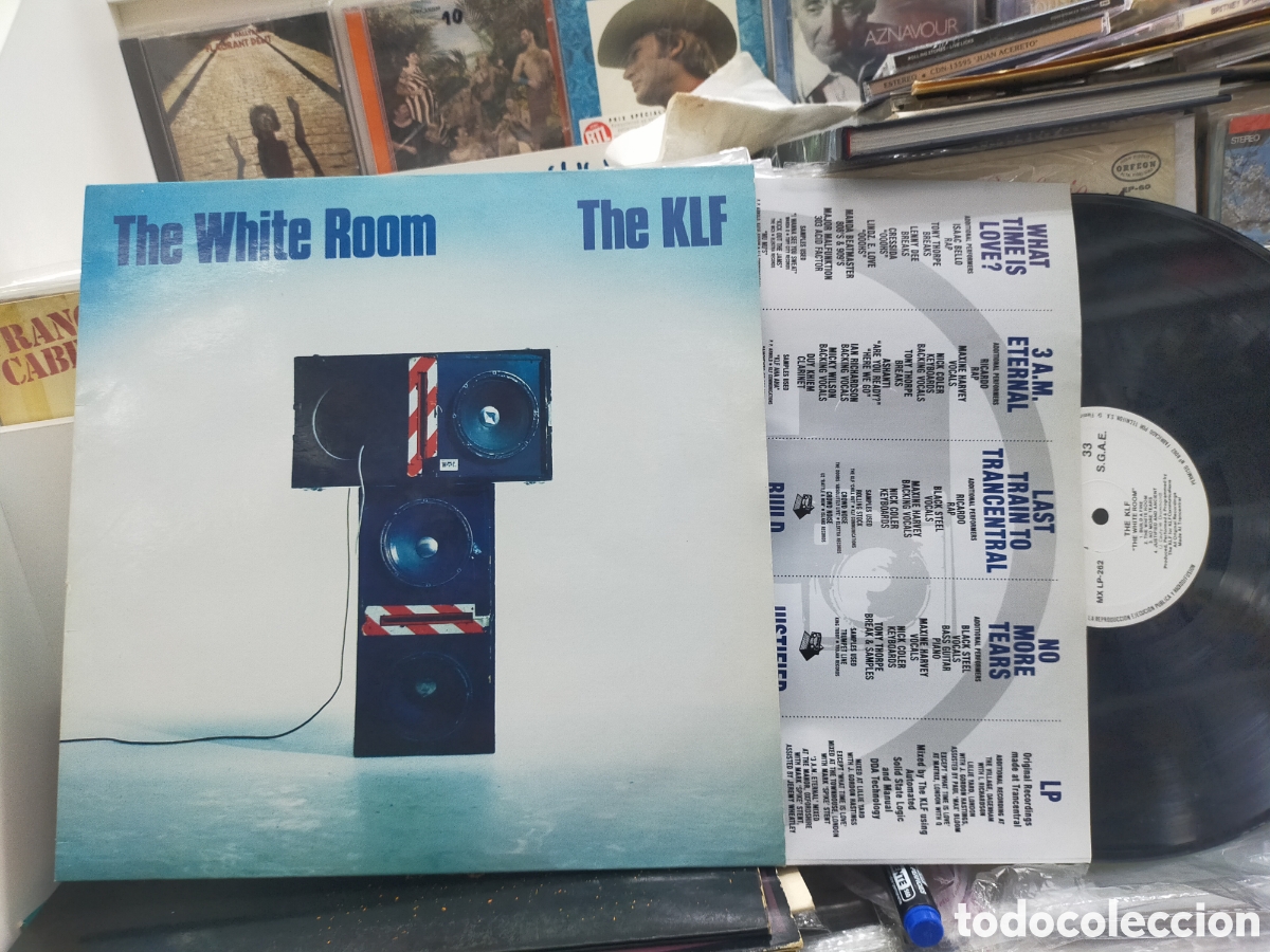 Discos de vinilo: The Klf LP The White room Espa&ntilde;a 1991 escuchado