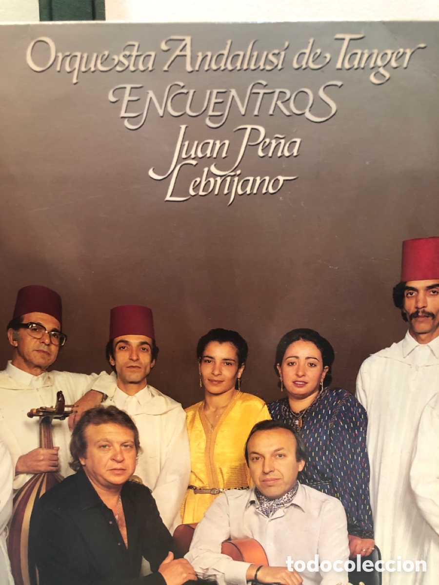 Disques de vinyle: LP Orquesta Andalus&iacute; de T&aacute;nger y Lebrijano. Encuentros