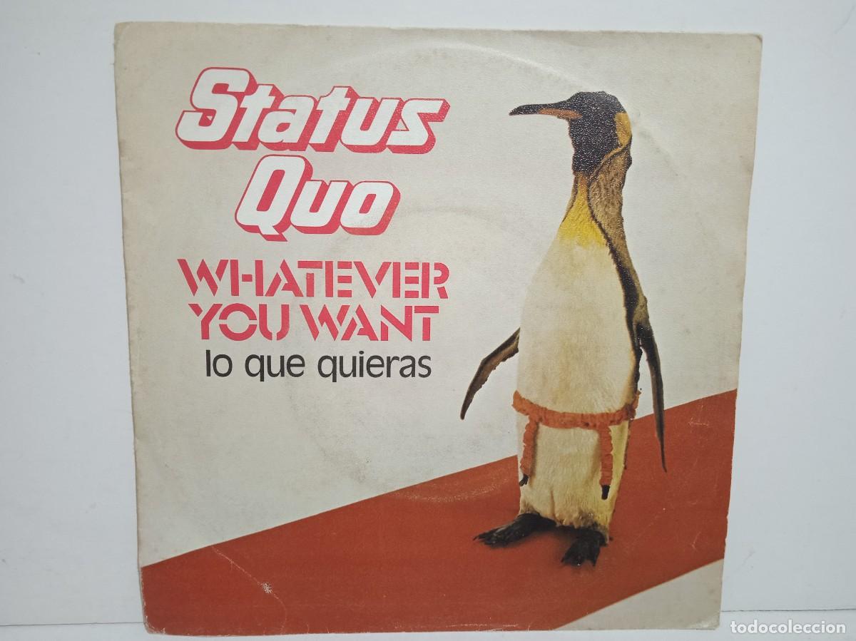 Discos de vinilo: Status Quo - Whatever You Want (Lo Que Quieras) / Hard Ride - Single - 1979