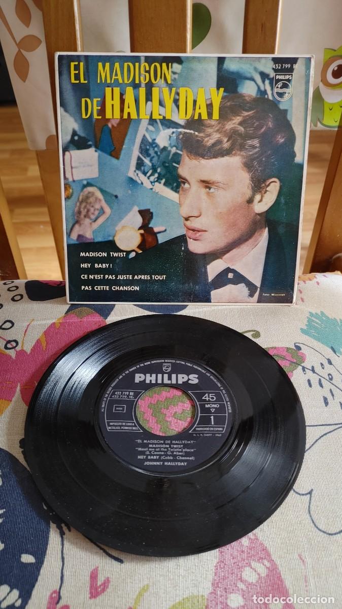 Discos de vinilo: JOHNNY HALLYDAY-EP EL MADISON DE HALLYDAY-BUEN ESTADO