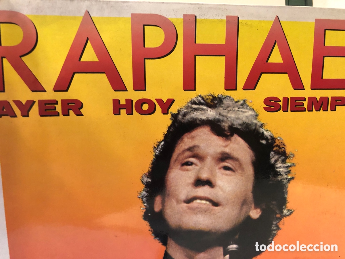 Vinyl-Schallplatten: LP Raphael. Ayer hoy siempre. Sus grandes &eacute;xitos