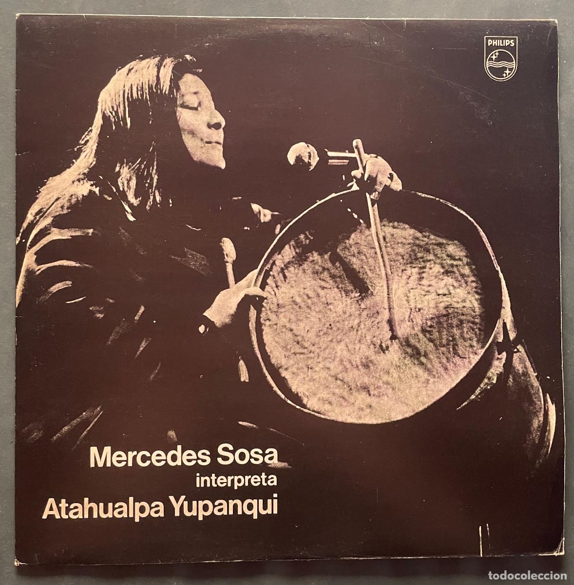 Disques de vinyle: MERCEDES SOSA / INTERPRETA ATAHUALPA YUPANQUI / LP PHILIPS 1978 / BRASIL